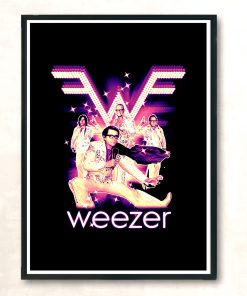 Weezer New Elvis Band Vintage Wall Poster