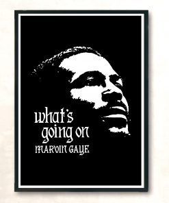 Whats Goin On Marvin Gaye Vintage Wall Poster