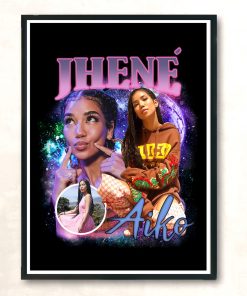 Jhene Aiko Vintage 90s Cool 90s Rapper Aesthetic Wall Poster