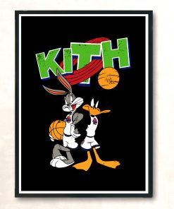 Kith Space Jam 90s Style Aesthetic Wall Poster