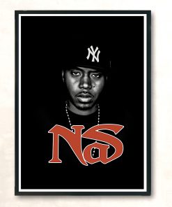 Nas Rapper Hip Hop Style Aesthetic Wall Poster