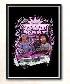 Outkast Two Dope Boyz In A Cadillac Aesthetic Wall Poster