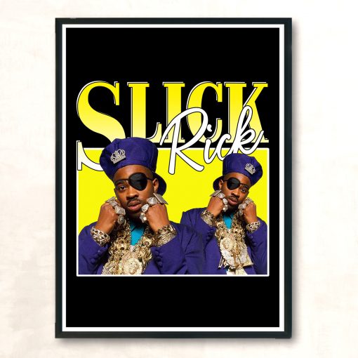 Slick Rick Rapper Aesthetic Wall Poster