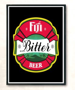 South Pacific Brewery Islands Logo Fiji Bitter Beer Aesthetic Wall Poster