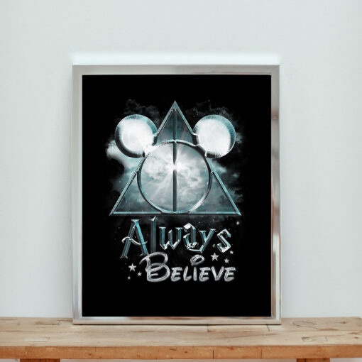 Always Believe Harry Potter Aesthetic Wall Poster