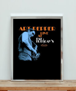 Art Pepper Jazz Aesthetic Wall Poster