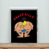 Bart Crack Kills Aesthetic Wall Poster