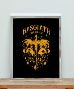 Basgiath War College Aesthetic Wall Poster