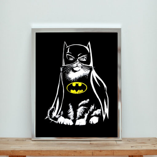 Bat Cat Aesthetic Wall Poster