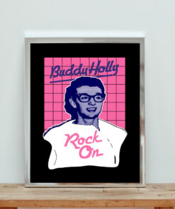 Buddy Holly Vintage Aesthetic Wall Poster