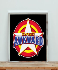 Captain Awkward Super Hero Aesthetic Wall Poster