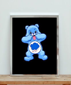 Care Bears Grumpy Aesthetic Wall Poster