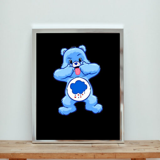 Care Bears Grumpy Aesthetic Wall Poster