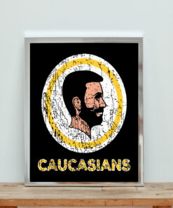 Caucasians Pride Aesthetic Wall Poster