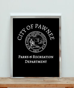 City Of Pawnee Parks And Recreation Aesthetic Wall Poster