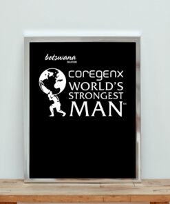 Coregenx Worlds Strongest Man Aesthetic Wall Poster