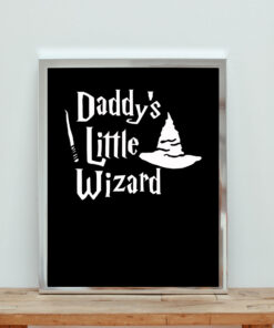 Daddy's Little Wizard Aesthetic Wall Poster