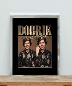 David Dobrik 90s Vintage Black Rapper Aesthetic Wall Poster