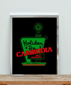 Dead Kennedys Holiday In Cambodia Aesthetic Wall Poster