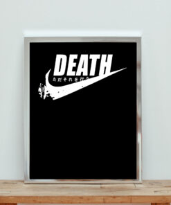 Death Girl Aesthetic Wall Poster