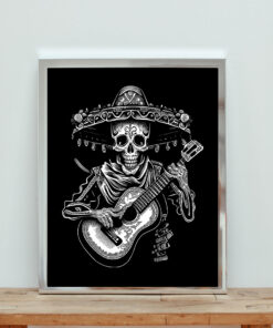 Dia De Los Muertos Day Of The Dead Aesthetic Wall Poster