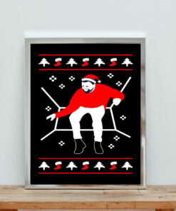 Drake Hotline Bling Christmas Aesthetic Wall Poster