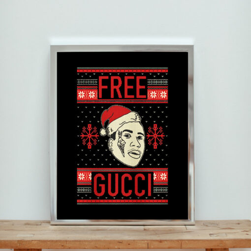 Free Gucci Mane Ugly Sweater Aesthetic Wall Poster