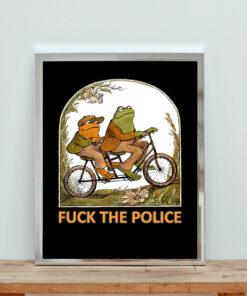 Frog Fuck Police Aesthetic Wall Poster