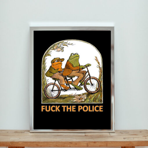 Frog Fuck Police Aesthetic Wall Poster