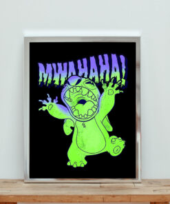 Funny Scarry Mwahaha Aesthetic Wall Poster