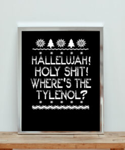 Hallelujah Holy Aesthetic Wall Poster