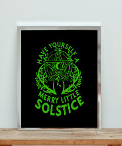 Have Yourself A Merry Little Solstice Aesthetic Wall Poster