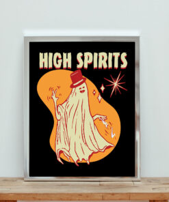 High Spirit Ghost Aesthetic Wall Poster