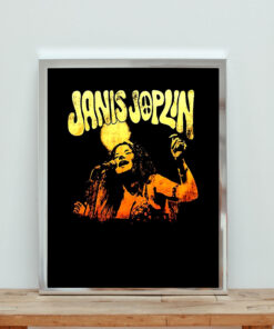 Janis Joplin Live Aesthetic Wall Poster