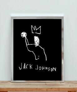 Jean Michel Basquiat Jack Johnson Aesthetic Wall Poster