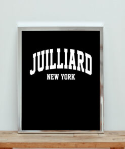 Juilliard New York Vintage Aesthetic Wall Poster