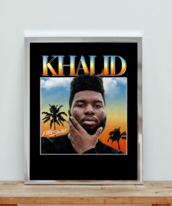 Khalid Dj Streetwear Aesthetic Wall Poster