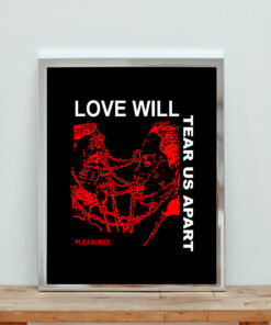 Love Will Tear Us Apart Aesthetic Wall Poster