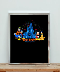 Magic Kingdom Walt Disney World Aesthetic Wall Poster