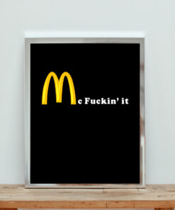 Mc Fuckin It Aesthetic Wall Poster