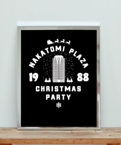 Nakatomi Plaza Christmas Party 1988 Aesthetic Wall Poster