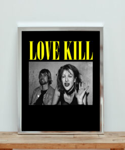 Nirvana Love Kill Aesthetic Wall Poster