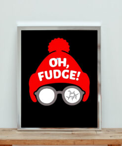 Oh Fudge Aesthetic Wall Poster