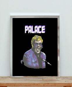 Palace Elton Purple Aesthetic Wall Poster