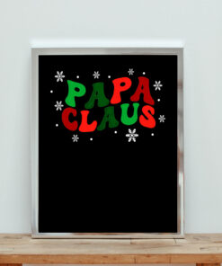 Papa Claus Aesthetic Wall Poster