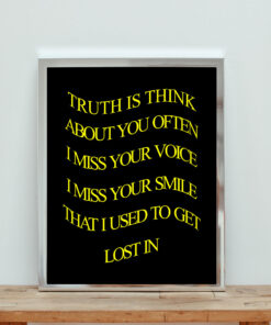 Phora Fake Smiles Lyrics Back Aesthetic Wall Poster