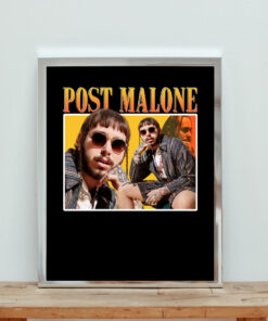 Post Malone Yellow Aesthetic Wall Poster