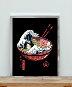 Ramen Noodles Aesthetic Wall Poster