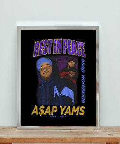 Rip Asap Yams Aesthetic Wall Poster