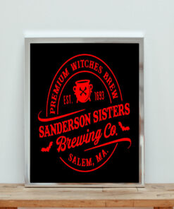 Sanderson Sister Brewing Co Aesthetic Wall Poster